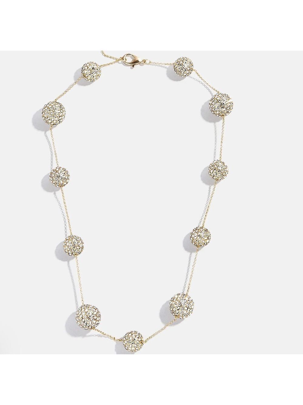 BaubleBar Blair Pave’ Pearl Necklace New